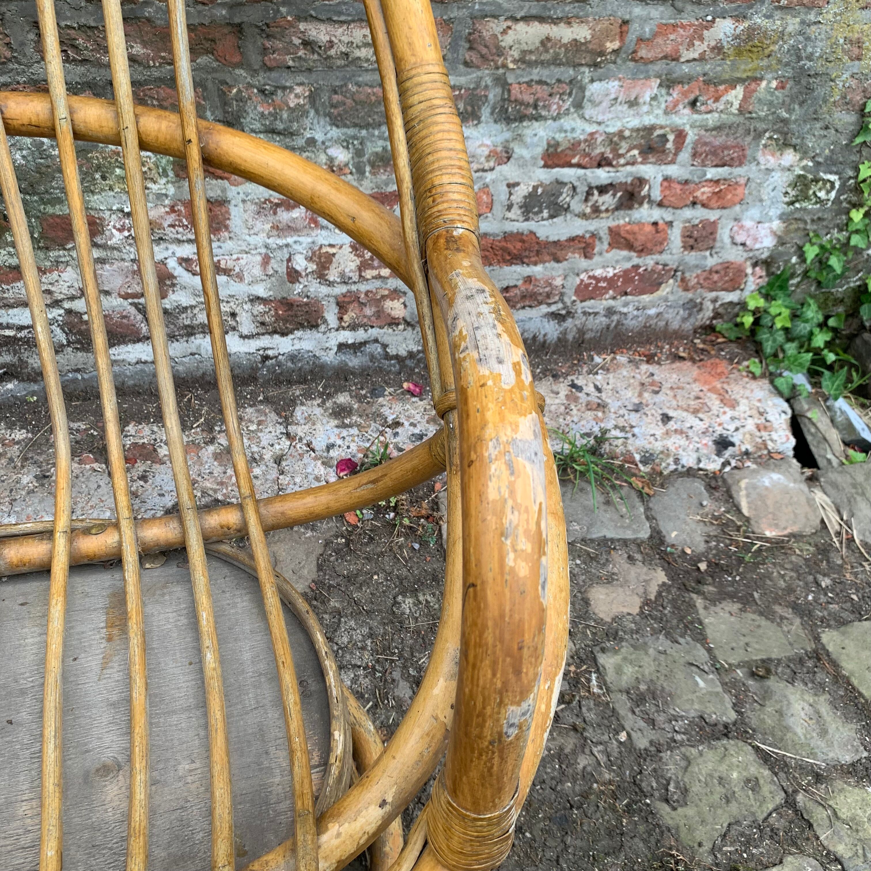 Rattan garden furniture