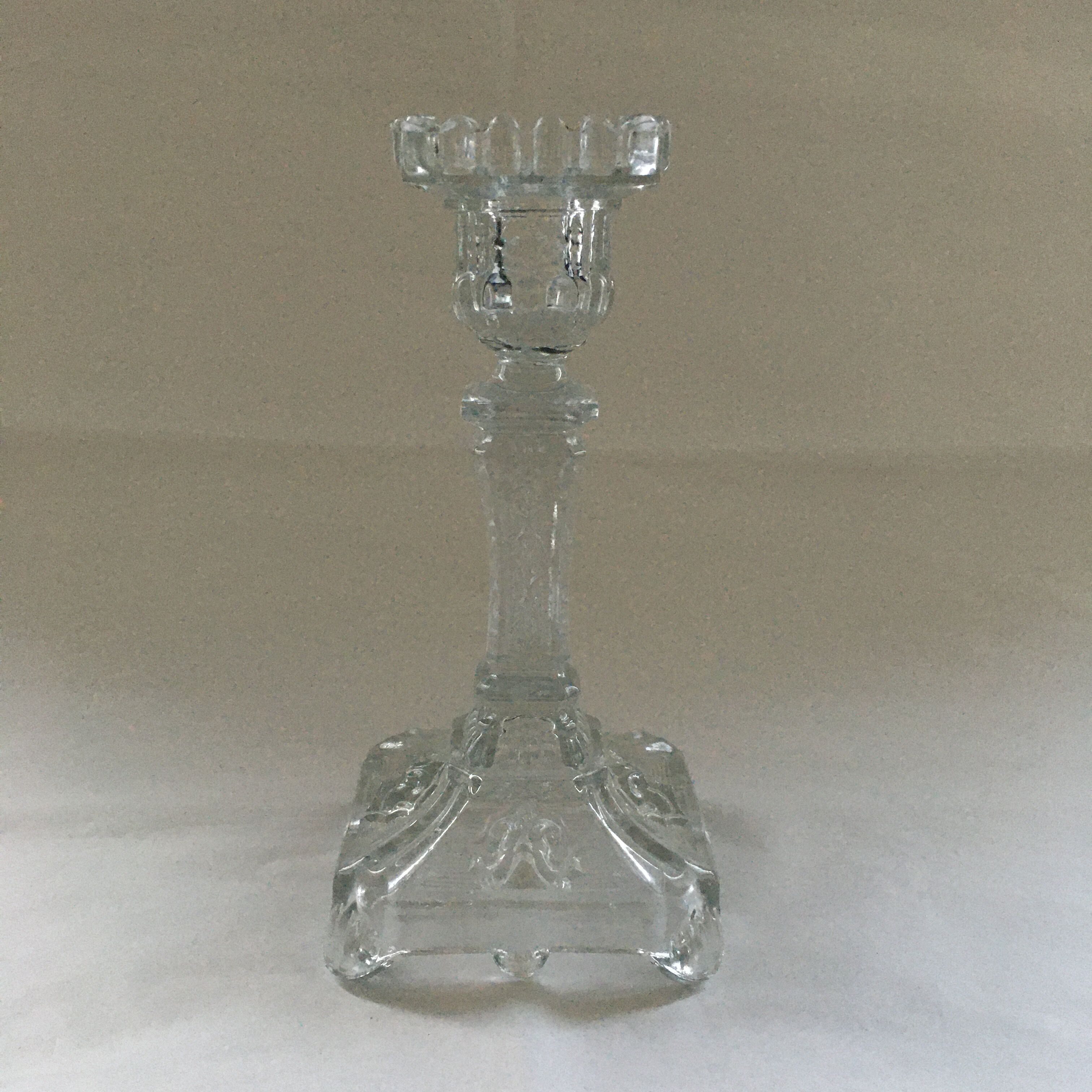Bougeoir en verre