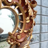 Gilded rococo mirror