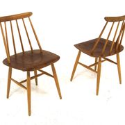 Set of 2 Scandinavian "Fanett" chairs by Ilmari Tapiovaara, Sweden, 1960