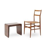 Rationalist Italian stool, 1940s