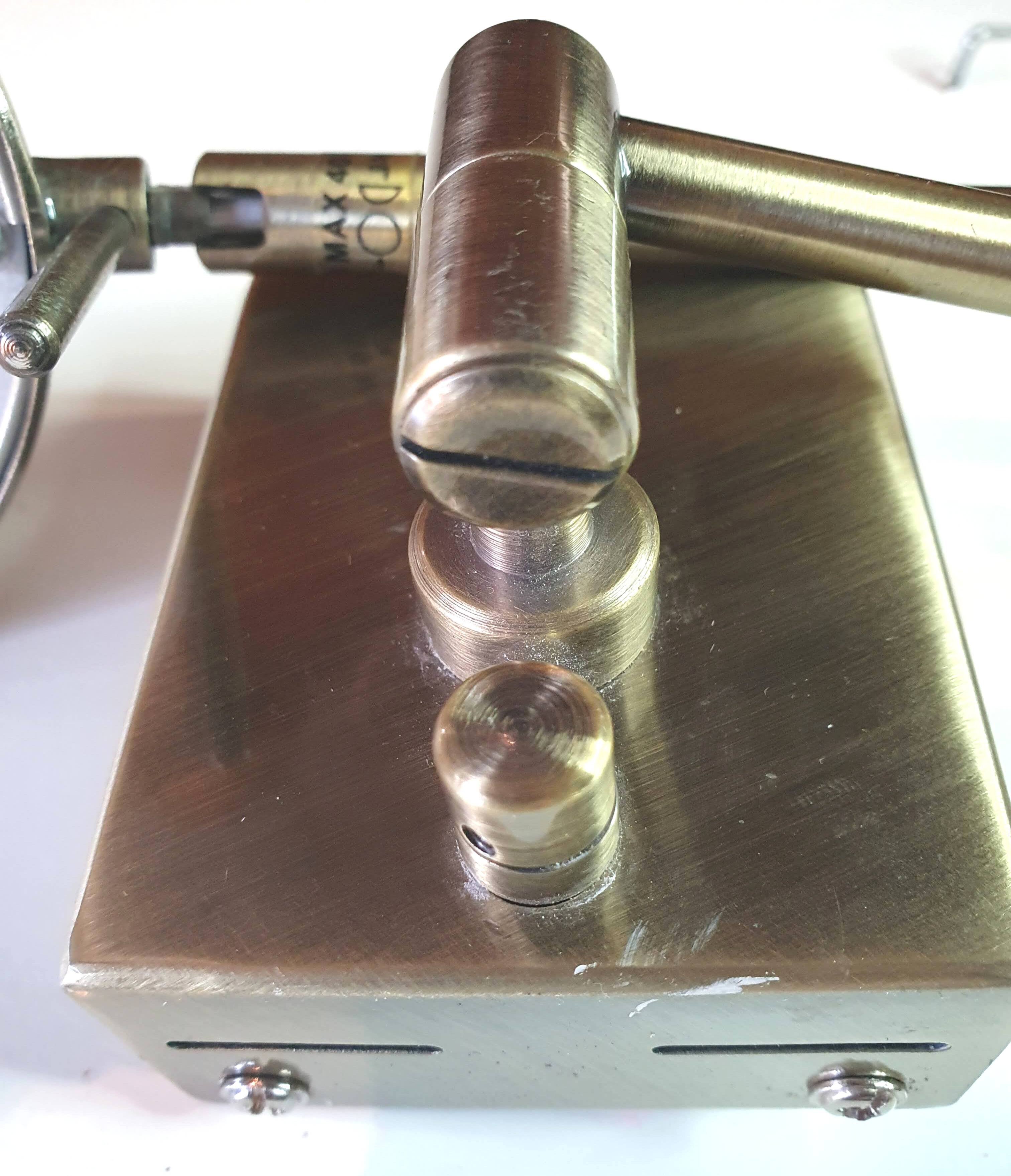 Vintage 70s wall light with dimmer