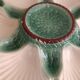 4 earthenware oyster plates