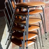 Set of 6 "petal" chairs from Soudéxvinyl