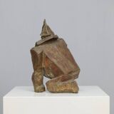 “Starke Jâan” sculpture in welded steel by Louk van Meurs, Netherlands, c. 1970s