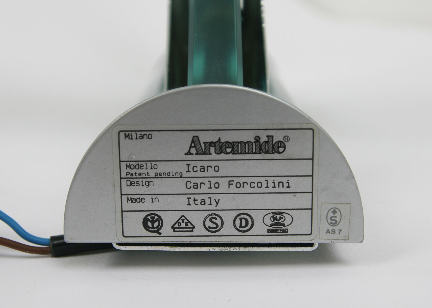 Applique italienne Artemide Icaro de Carlo Forcolini par Artemide, 1980