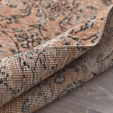 Brunt Orange & Beige Vintage Runner Rug 80x268Cm SK 240825