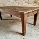 Table basse en châtaignier, France début du XIXe siècle