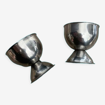 Metal egg cups