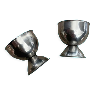 Metal egg cups