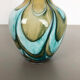 Extra Large Vintage Pop Art Opaline Florence Vase Design 1970s, Italy
