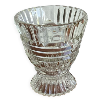 Old thick glass vase