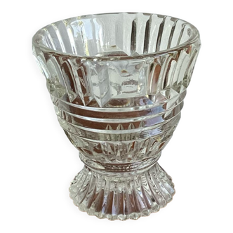 Vase verre épais