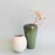 Duo of Dutch ceramic vases