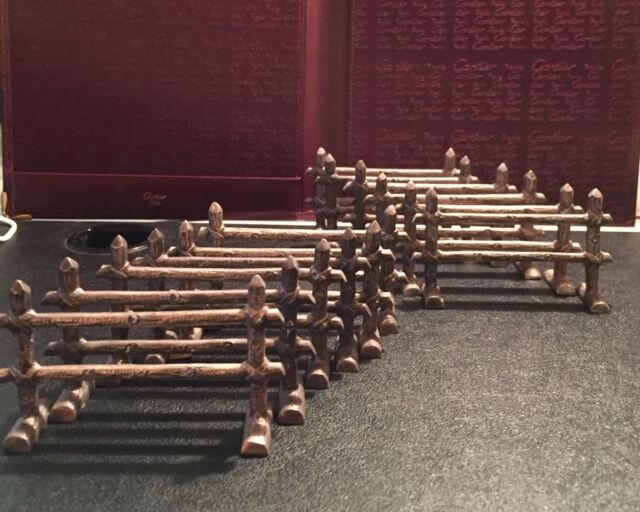12 Silver metal knife holder
