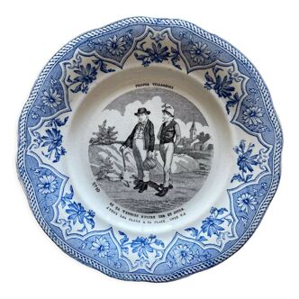 Talking plate nineteenth century