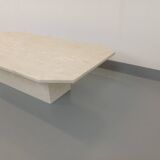 Vintage travertine coffee table from the 70s 80s