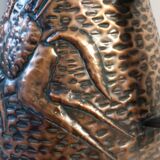 Vintage Copper Umbrella Stand Attr. to Angelo Bragalini, Italy