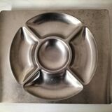 Stainless steel tray for aperitif