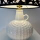 Lampe vase du milieu du siècle avec abat-jour japonais