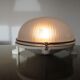 Wall lamp or ceiling lamp industrial window brand "block" France 60s 70s