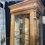 1920 oak museum display case