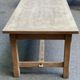 Renovated farmhouse dining table in raw wood from the 20th century 185cm