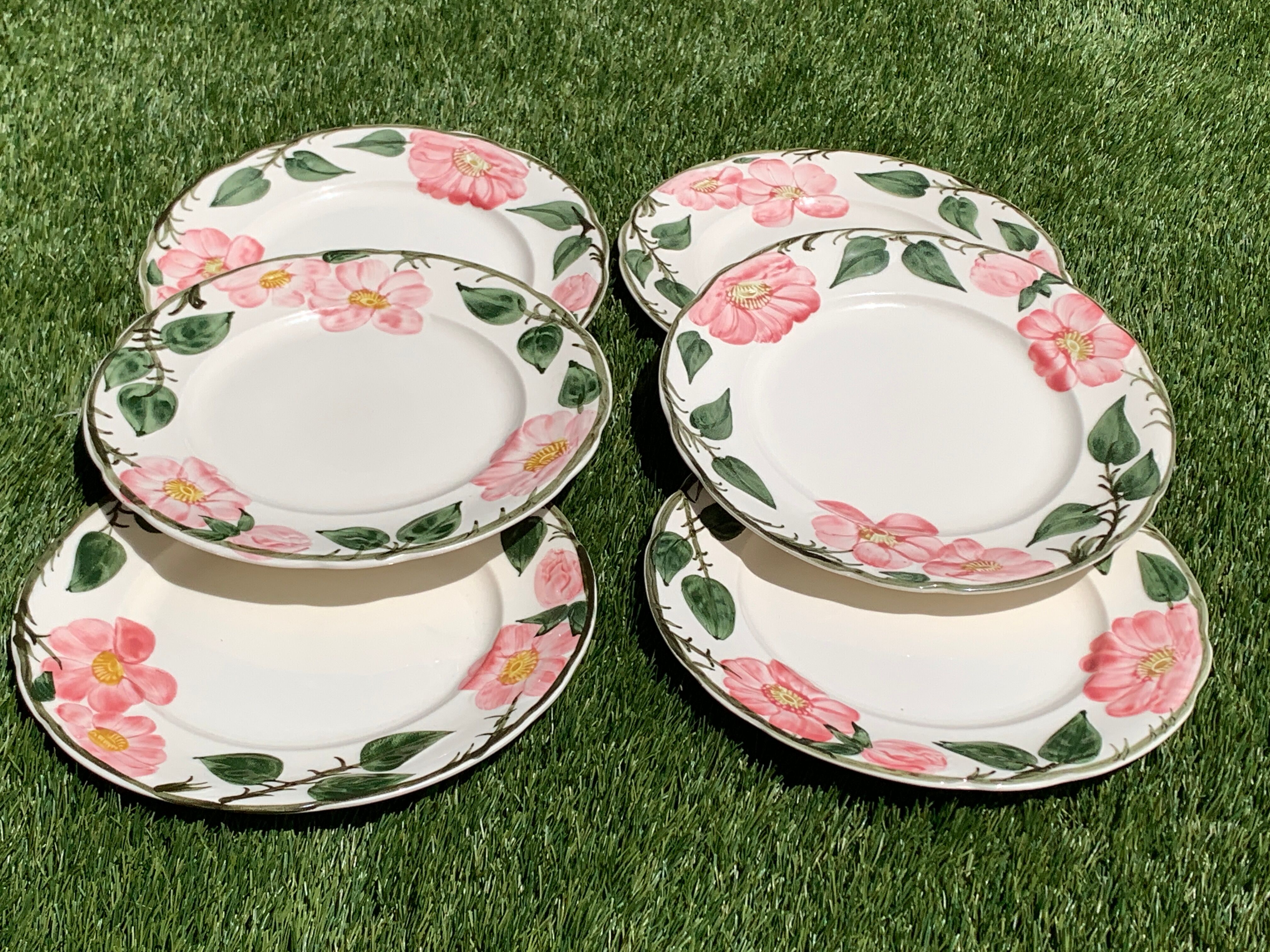 6 dessert plates Wild Rose de Villeroy and Boch