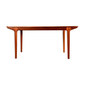 Table extensible en teck fabriquée en Écosse dans les années 60
