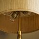 "Faux Bamboo" table lamp in patinated brass from the 1960s.