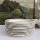 12 "Chinon" ironstone dessert plates from Choisy le Roi