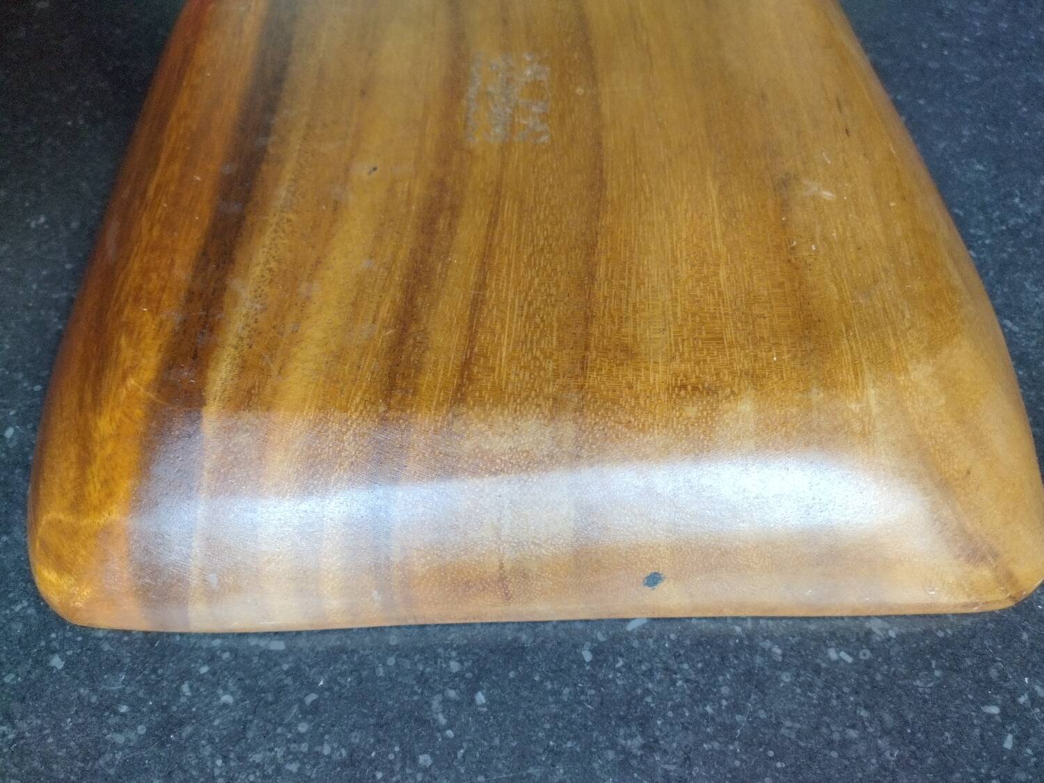 Vide poche plat apéritif bois