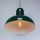Green Vintage Industrial Metal Green Lamp produced by Sijaj Hrastnik
