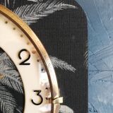 Vintage clock rectangular silent wall clock "palm tree"