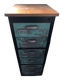 vintage metal/wood filing cabinet