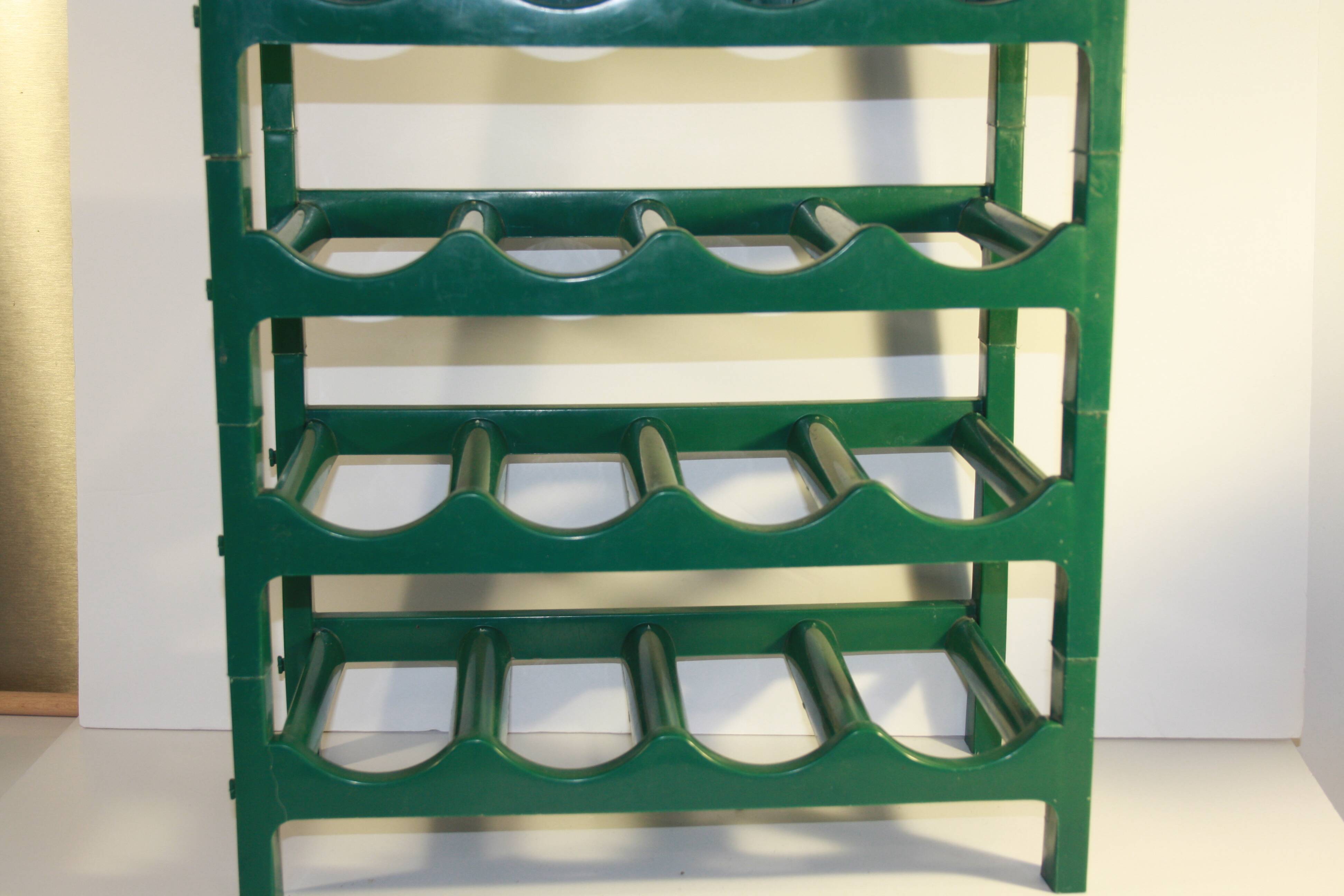 Vintage green bottle holder