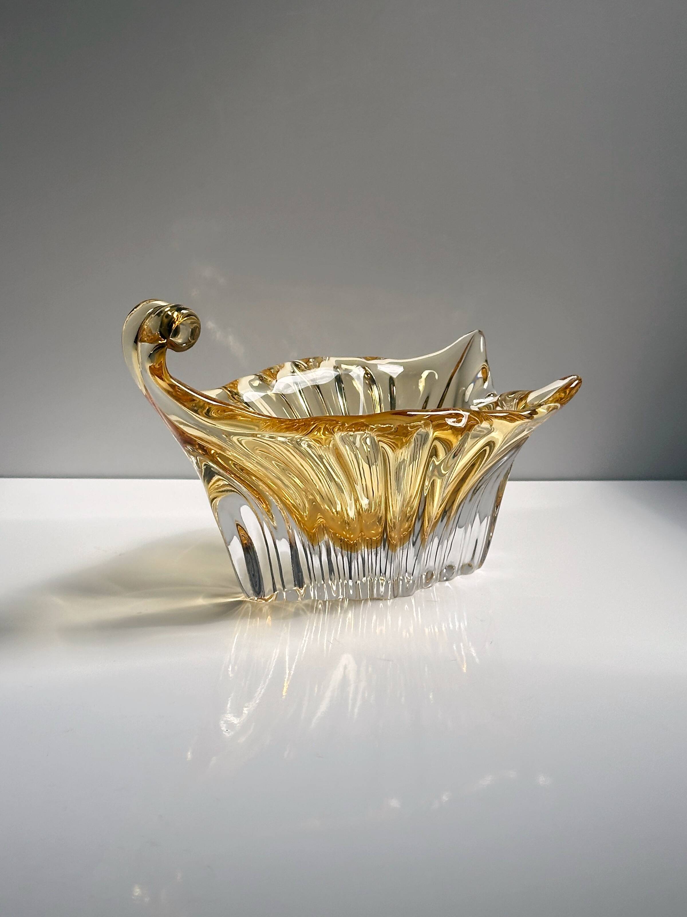 Champagne Gold Murano Vide-Poche - 1960s