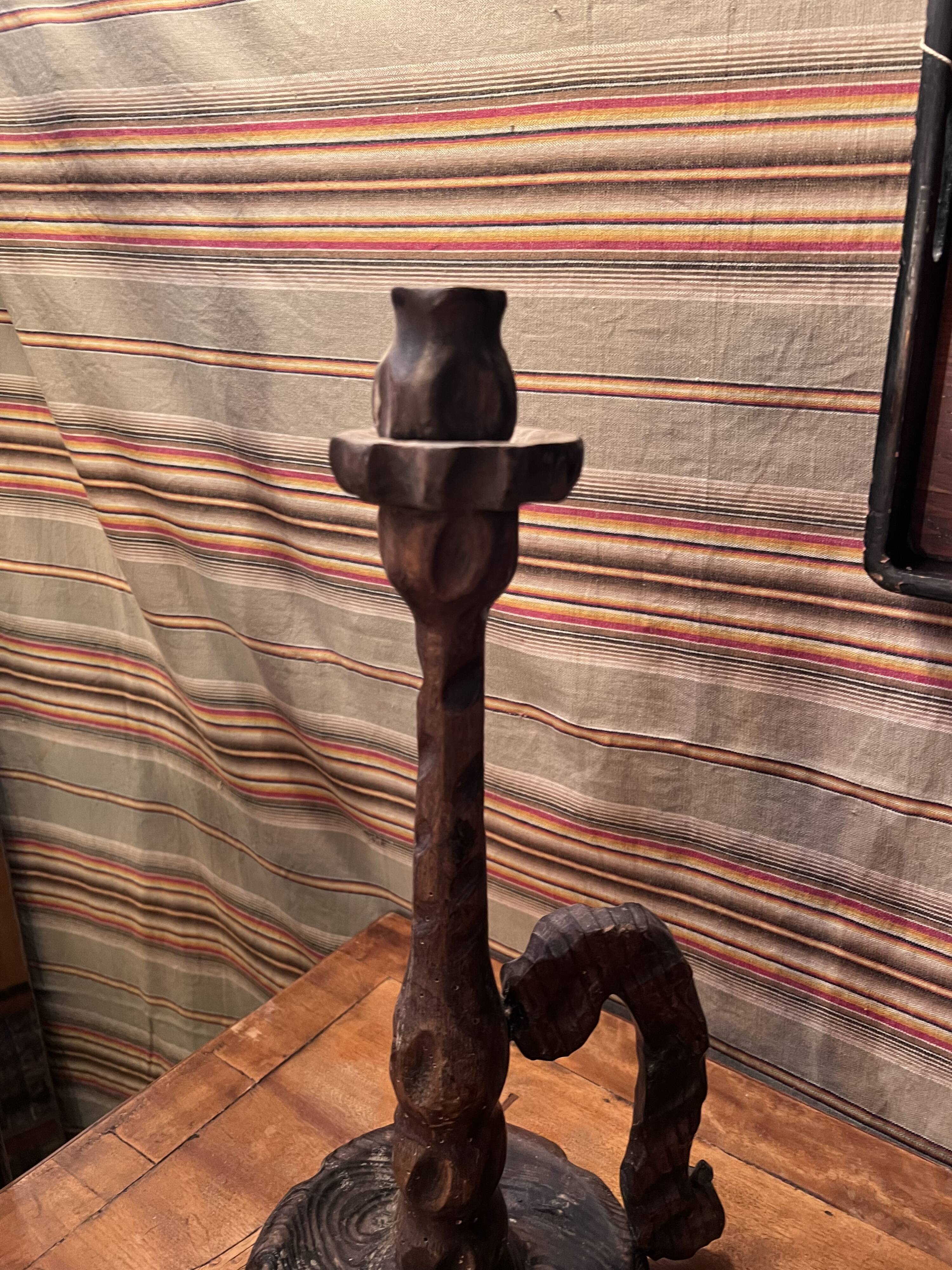 Brutalist candle holder