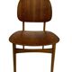 Vintage dining room chair Scandinavian 1960s plywood and teak design