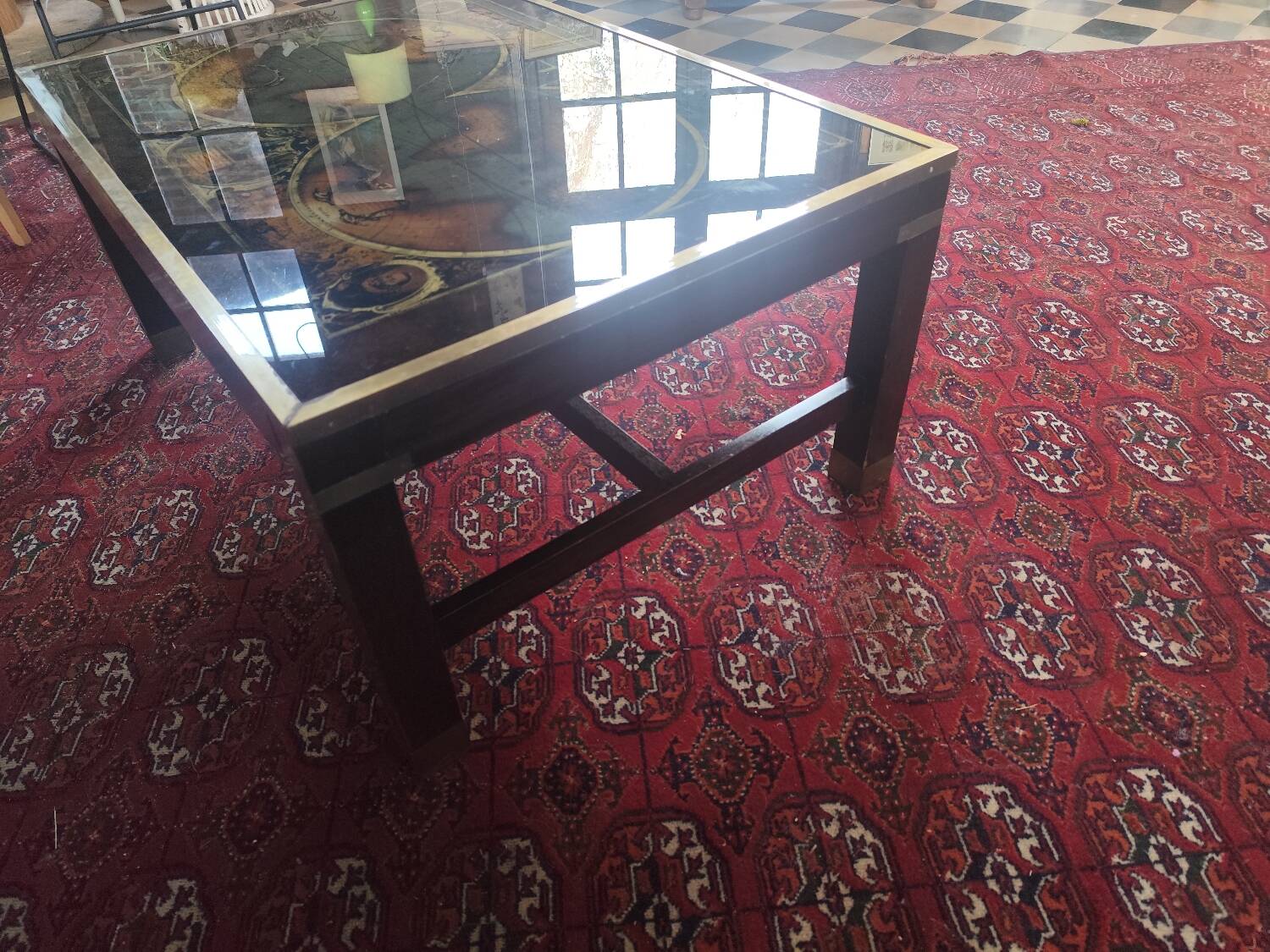 World Map Coffee Table Maison Jansen