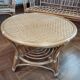 Rattan lounge with removable cushions