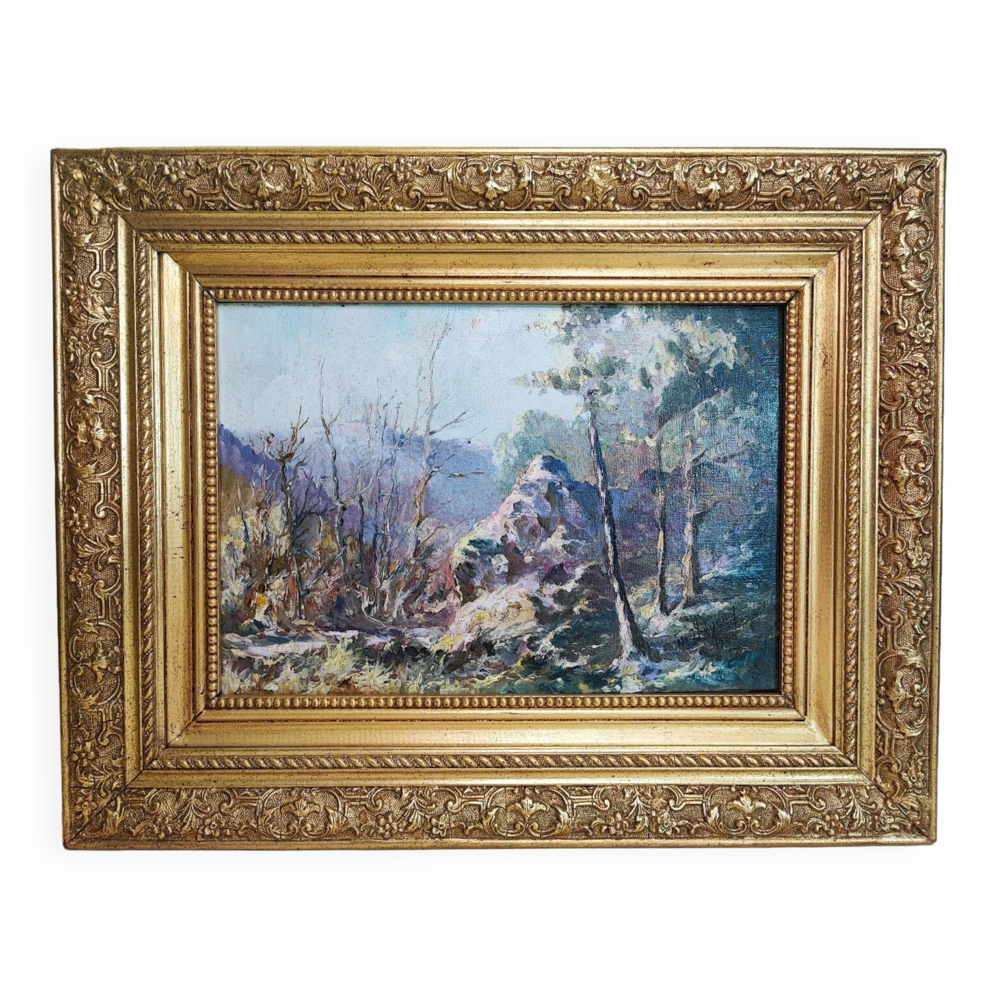 Peinture à l'huile - H. Thévenot