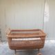 Large cradle wicker vintage organic mattress with "sound"