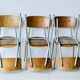 Vintage School Chairs, set of 6