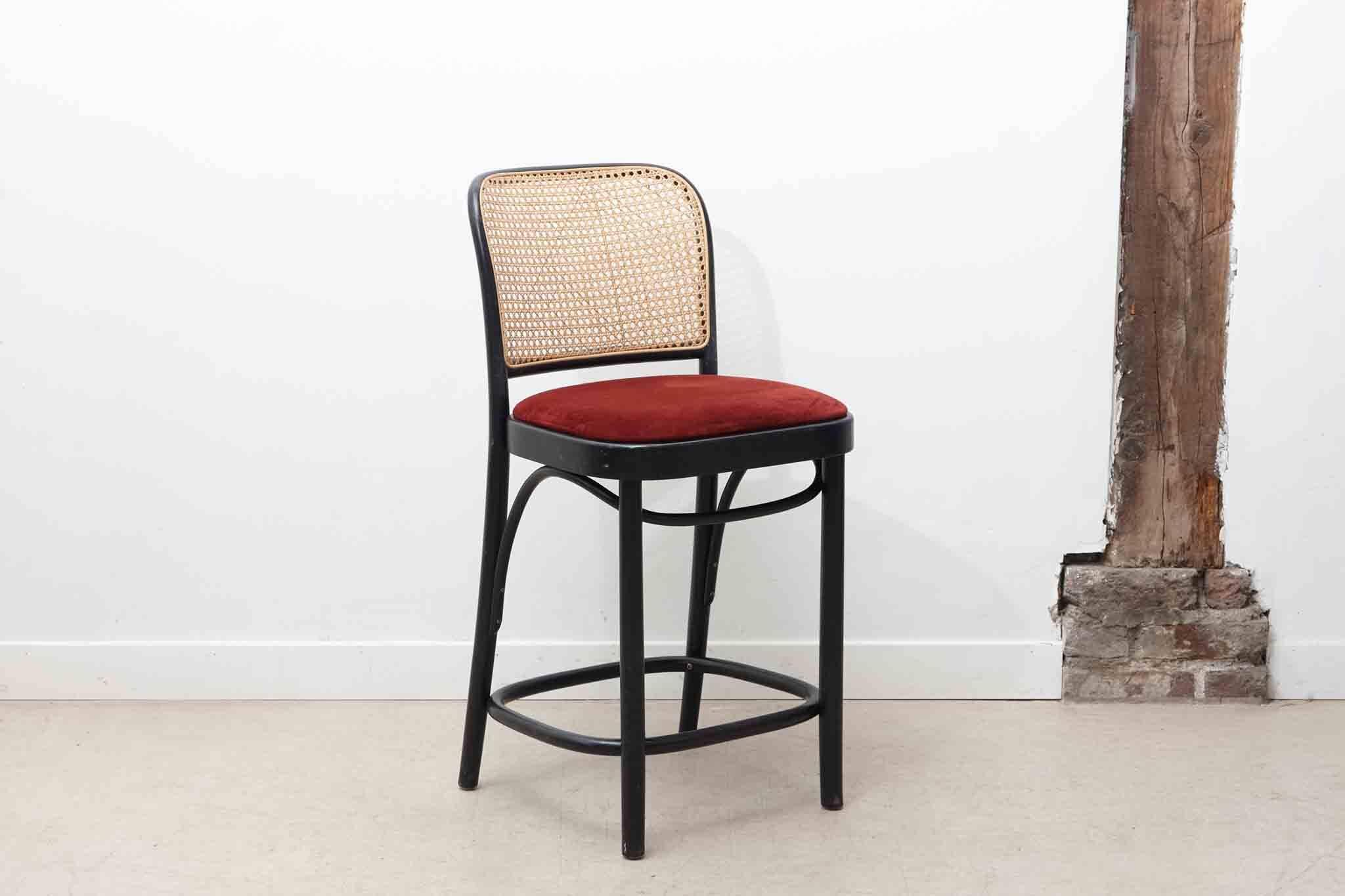 Ton high chair n°811 red and black
