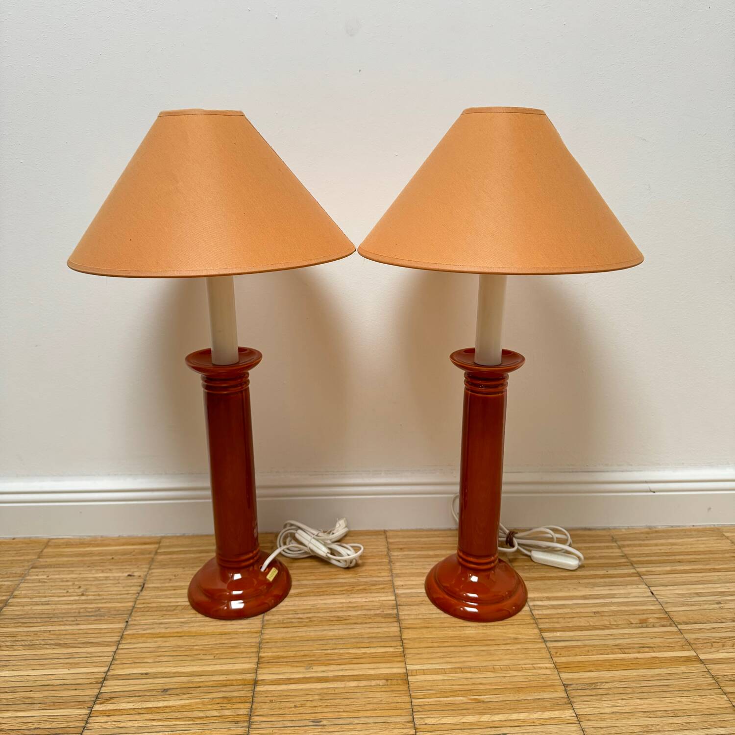 Pair of lamps Kostka