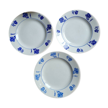 Lot de 3 assiettes à dessert Luxembourg