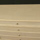 Former style Louis XVI in shabby white patinated wood 5 drawers