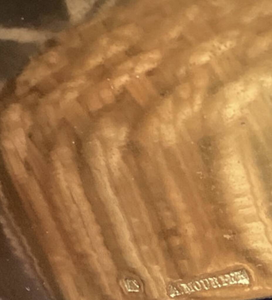 Hot water bottle lamp by goldsmith Auguste Mourier