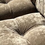 Canapé camaléonda en velours ras par Bellini pour B&B italia, design 1970